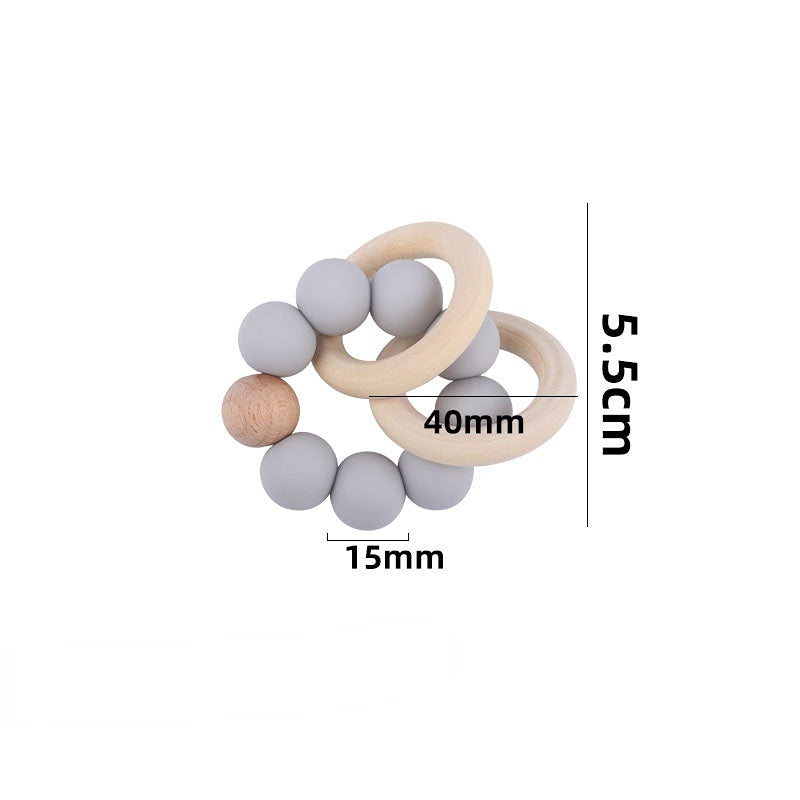 Wholesale Baby Beech Teether Bracelet Baby Supplies